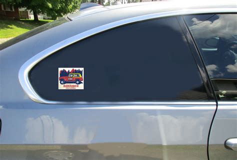 Boulder Colorado Vintage Sticker Us Custom Stickers
