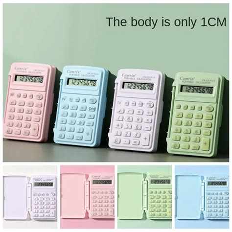 Mini Calculadora Inteligente Con Tapa Calculadora Cient Fica Peque A De