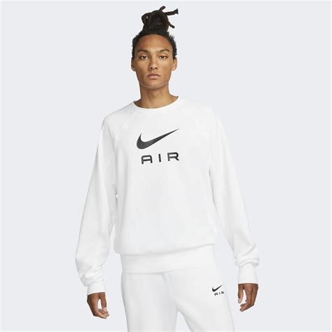 Кофта Nike M Nsw Air Ft Crew | Цвет:белый | купить в интернет-магазине ...