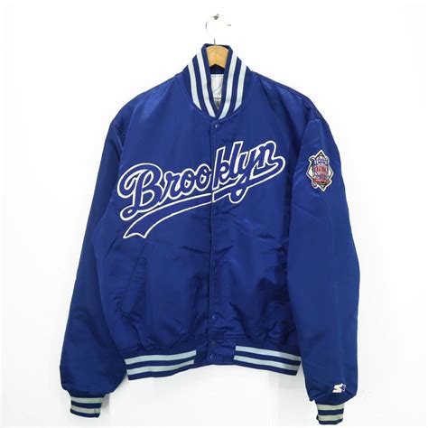 Vintage Nba Brooklyn Nets By Starter Satin Bomber Varsity Grailed