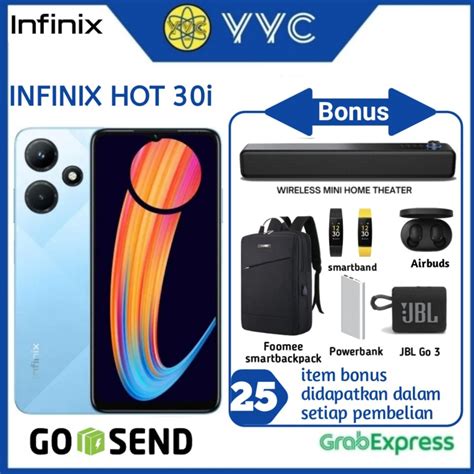 Jual INFINIX HOT 30i RAM 8GB INTERNAL 128GB GARANSI RESMI Shopee Indonesia