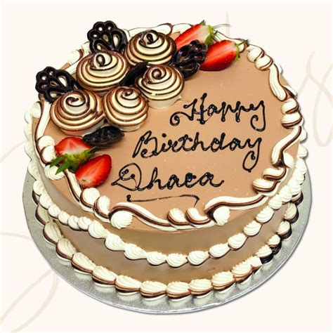 Fruity Choco Round Birthday Cake Round Birthday Cakes Cake Choco