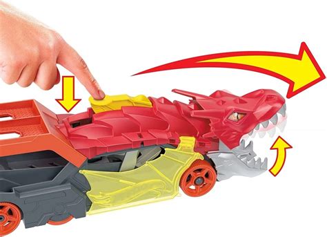 Mattel Hot Wheels City Smok Transporter Wyrzutnia Gtk Pud Mattel Sklep Empik