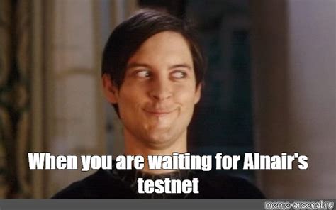 Meme When You Are Waiting For Alnair S Testnet All Templates