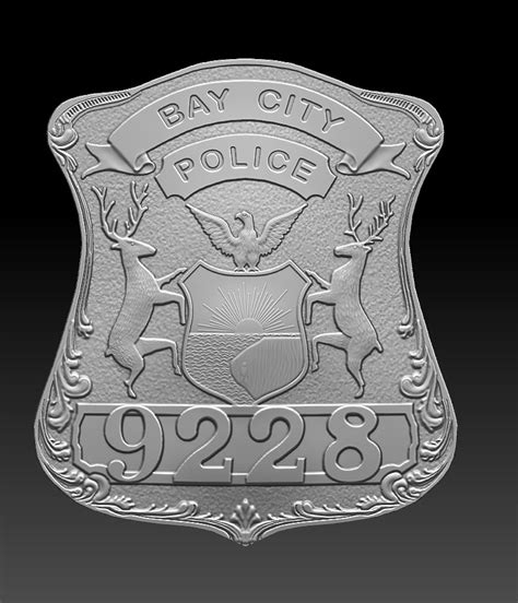 Artstation Vintage Police Badge Replica