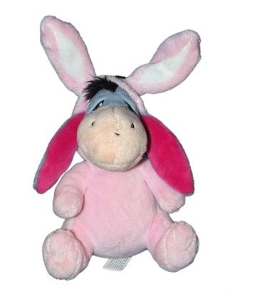 Doudou Petite peluche Bourriquet Disney Nicotoy 15 cm déguisé en lapin