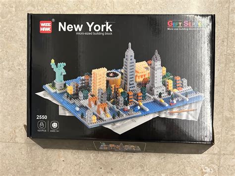 New York Nanoblocks Building Blocks, Hobbies & Toys, Toys & Games on ...