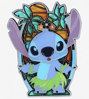 Lilo Stitch Stained Glass Disney Pin At Hot Topic Disney Pins Blog