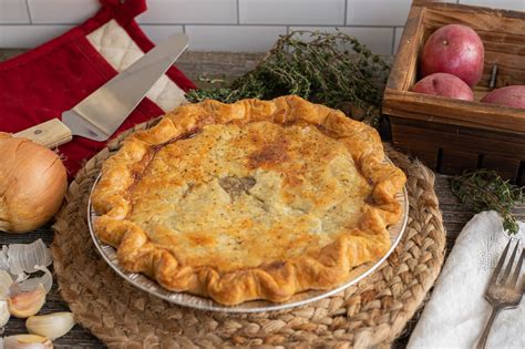 French Meat Pie Baked Flaky Crust Pies