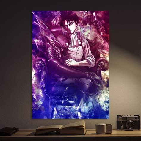 Aot Levi Poster By Melvina Poole Displate Poster Prints Poster