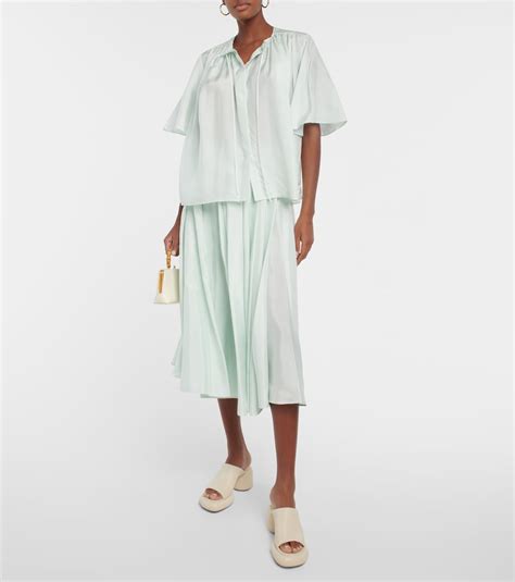 Bluse Aus Seide In Nude Joseph Mytheresa