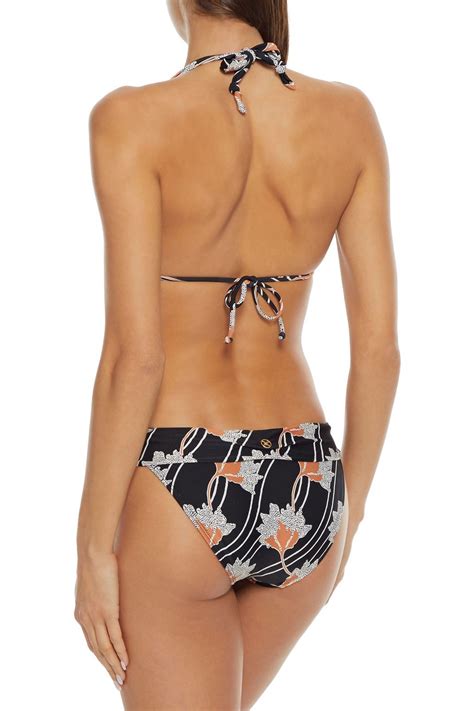 Vix Paula Hermanny Margot Bia Ruched Floral Print Low Rise Bikini