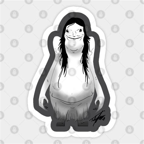 Pale Lady - Scary - Sticker | TeePublic