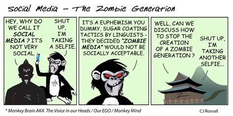 Social Media And The Zombie Generation Monkey Brain