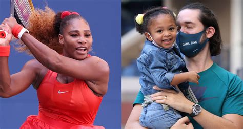 Serena Williams Gets Support From Daughter Olympia And Husband Alexis