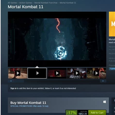 Mortal Kombat 11, Video Gaming, Video Games, PlayStation on Carousell