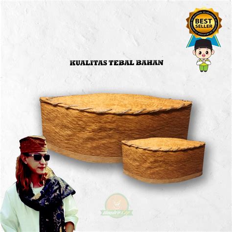 Jual Peci Songkok Kulit Kayu Polos Shopee Indonesia