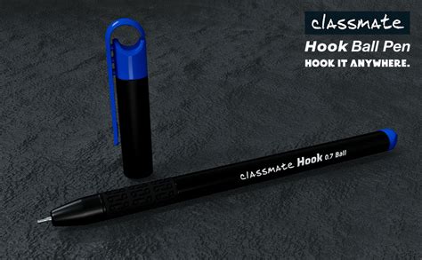 Classmate Hook Blue And Black Ball Pens Pack Of 25 Smooth And Fast