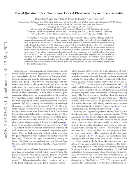 (PDF) Fractal Quantum Phase Transitions: Critical Phenomena Beyond ...