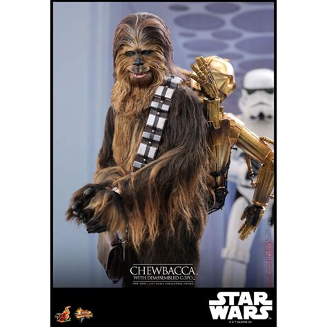 Chewbacca With Disassmbled C Po Star Wars Episodio V Movie Masterpiece Hot Toys Frikanime