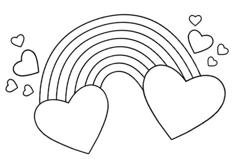 Regenbogen Ausmalbild. Druck zum Ausmalen 90 bilder