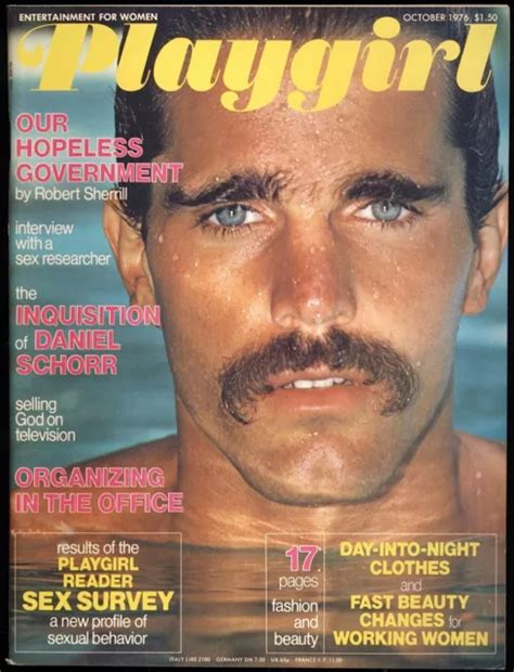 Playgirl October David White Winston Cigarettes Ad Gq Model Nude Magazine Picclick Uk