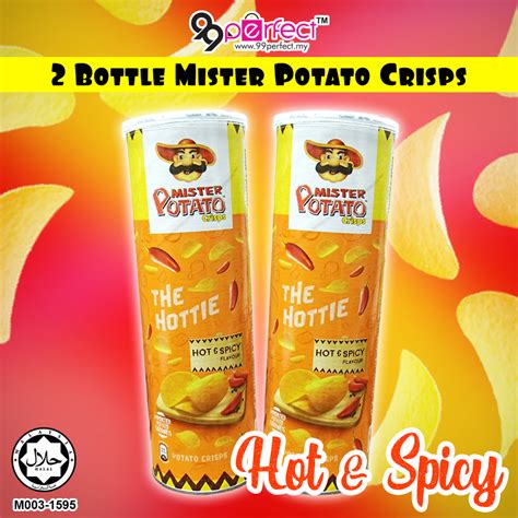 2 Bottle 150g Mister Potato Crisps Party Snack Chips 99PERFECT