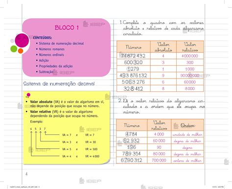 CADERNO DO FUTURO 5 ANO MATEMÁTICA PROFESSOR Atividades de Matemática