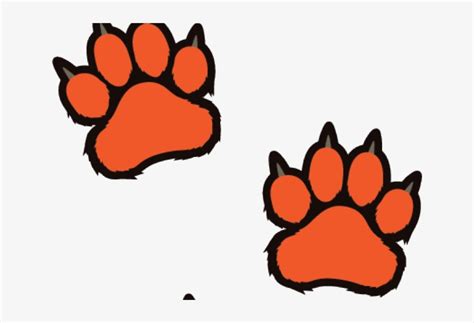 Clemson Tiger Paw Coloring Page