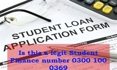 legit student finance number