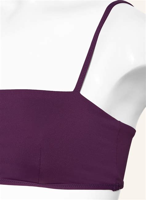 MYMARINI Bustier Bikini Top EASY TOP Zum Wenden Mit UV Schutz 50 In Dunkellila Helllila
