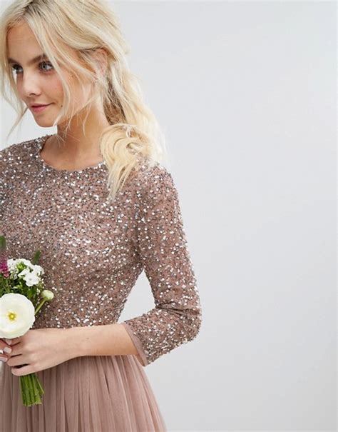 Maya Nude Maxi Sukienka Cekiny Tiul R Kaw Oficjalne Archiwum Allegro