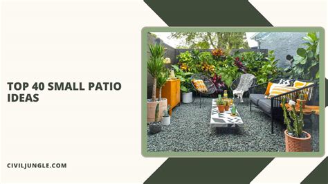 Top 40 Small Patio Ideas