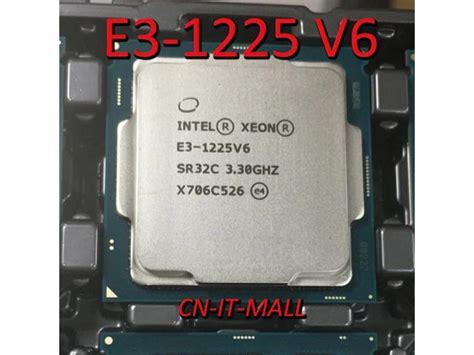 Intel Xeon E3-1225 V6 E3-1225V6 CPU 3.3GHz 8M 4 Core 4 Threads LGA1151 ...