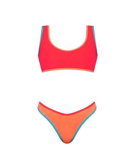 90s Style Bikini Бански Vi An Swimwear