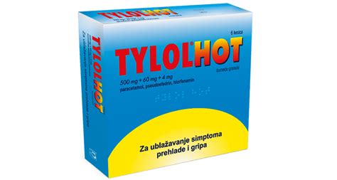Tylol Hot 500mg+60mg+4mg 6 Kesica | Drugs | Our Products | Nobel