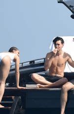VANESSA HUDGENS In Bikini At A Yacht With Nathalie Emmanuel In Porto
