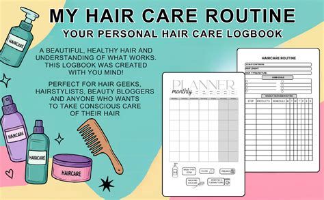 Logbook For Hair Care Aesthetic