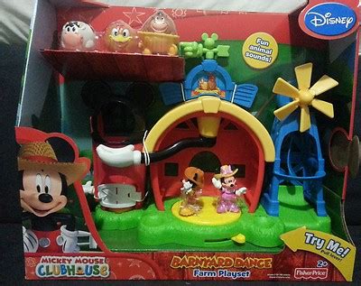 Fisher Price Mickey Mouse Clubhouse Barnyard Dance Farm Playset Disney