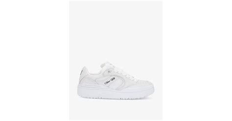 Naked Wolfe Ambition Brand Patch Low Top Leather Trainers In White Lyst