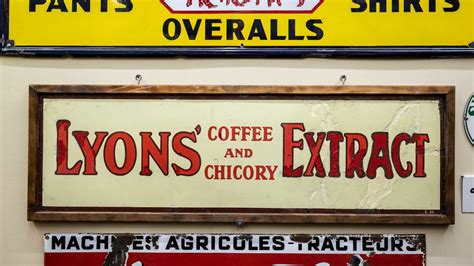 Lyons Coffee Single Sided Porcelain Sign At The Worlds Largest Road