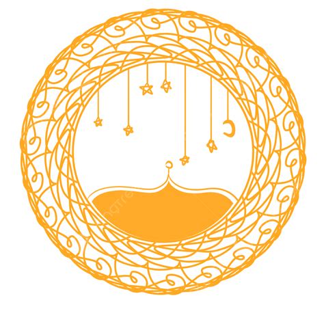 Ramadhan Moon Hd Transparent, Ramadhan Moon, Masjid Png, Moon, Star PNG