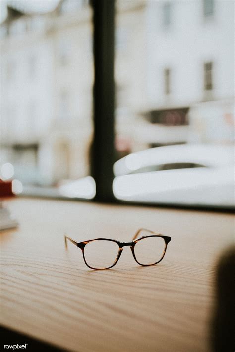 Pair Of Glasses On A Wooden Table Premium Image By Felix Wooden Tables