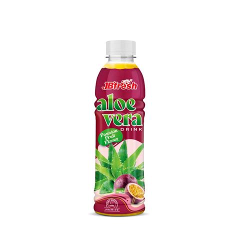 Premium Quality Aloe Vera Juice Drink With Passion Fruit Bottle