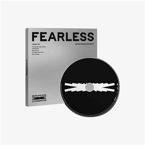 Le Sserafim Fearless Monochrome Bouquet Ver Official Unsealed Album