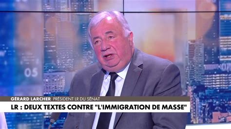 G Rard Larcher La Politique Migratoire Cest Lun Des Grands Checs