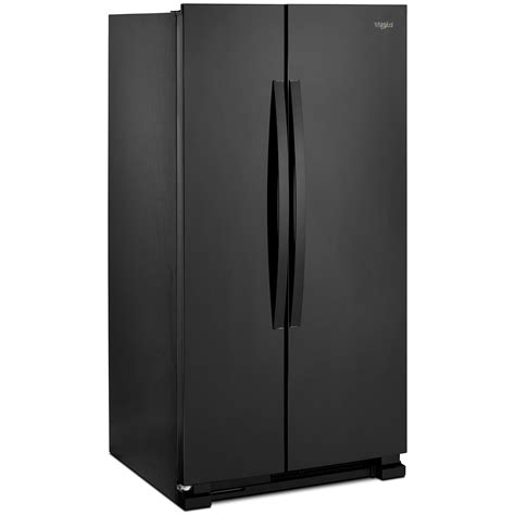 Whirlpool 36 In 25 1 Cu Ft Side By Side Refrigerator Black P C Richard And Son