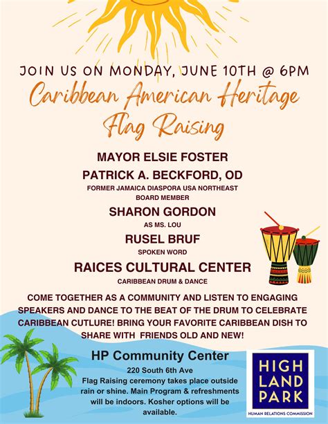 Caribbean American Heritage Flag Raising - Raíces Cultural Center
