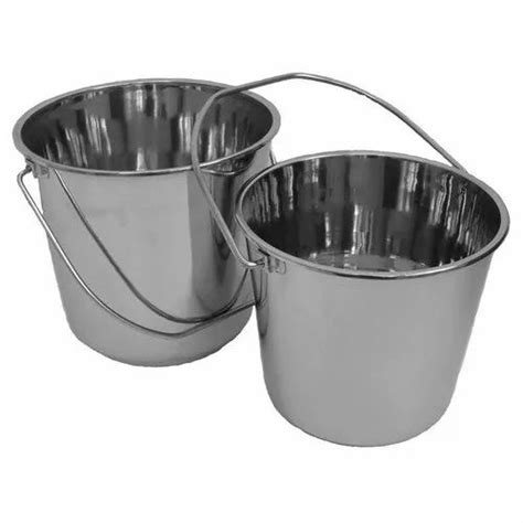 ss bucket  pieces stainless steel buckets  mumbai id