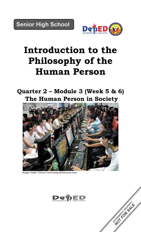 intro  philo  human person  society module  studocu